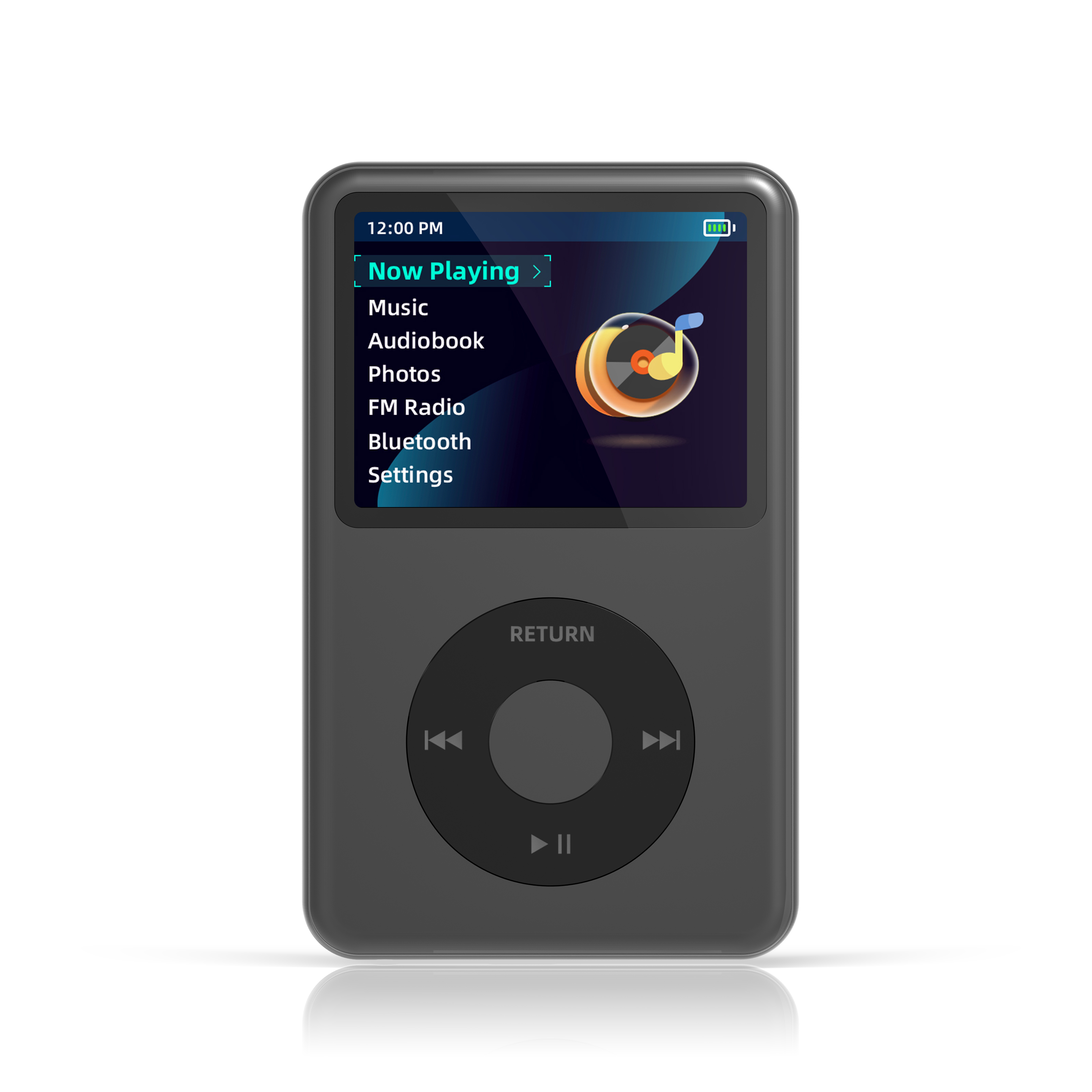 Innioasis Mp3 Player with Bluetooth, 2.4" 128GB Portable Mini HiFi