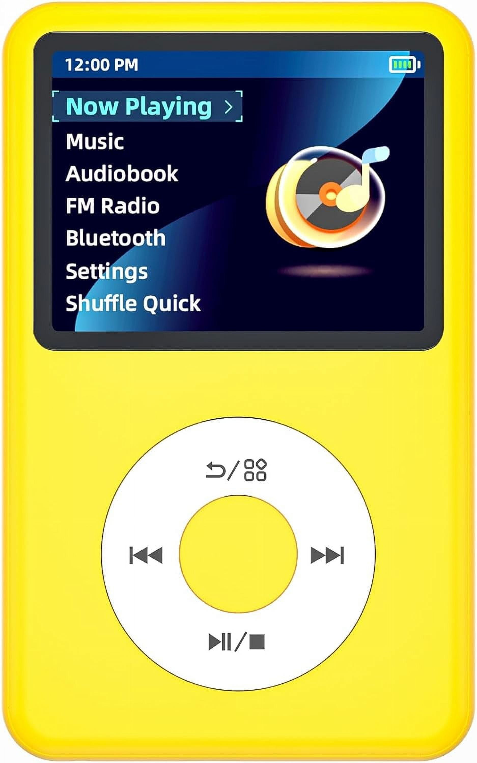 Innioasis Mp3 Player with Bluetooth, 2.4" 128GB Portable Mini HiFi Sound Bluetooth Walkman