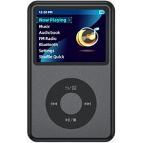 Innioasis Mp3 Player with Bluetooth, 2.4" 128GB Portable Mini HiFi Sound Bluetooth Walkman Digital Music Player with FM Radio Audiobook and Speaker Built in for Kids (Black)