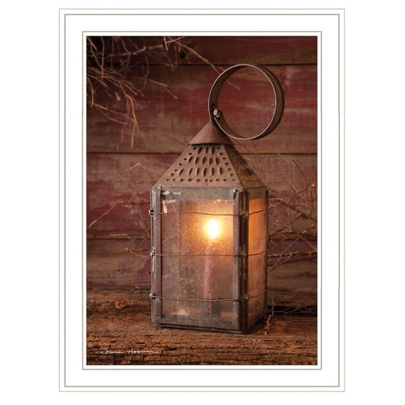 Innkeepers Lantern By Irvin Hoover Printed Wall Art Wood Multi-Color