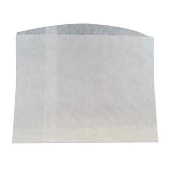Inno-Pak Grease Resistant Pinch Bottom Bleached Paper Wax Bag White, 4.5" Length x 6" Depth | 2000/Case