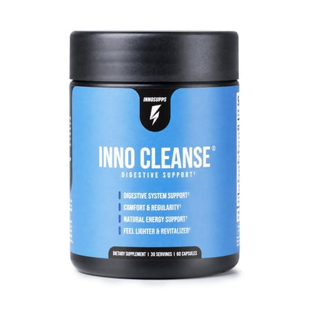 Inno Supps Inno Cleanse - Colon Cleanse with Cascara Sagrada & Milk Thistle for Waist Trimming, Reduced Bloating & Constipation Relief, 30 Day Supply