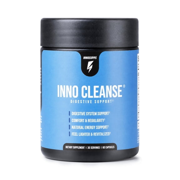 Inno Supps Inno Cleanse - Waist Trimming Complex | Digestive System Support & Aid | Reduced Bloating | Improves Energy Levels | Gluten Free, Vegan Friendly
