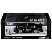 Mazda RX7 FD3S LB-Super-Silhouette RHD Right Hand Drive #20 "Coca-Cola Zero" Black 1/64 Diecast Model Car by Inno Models