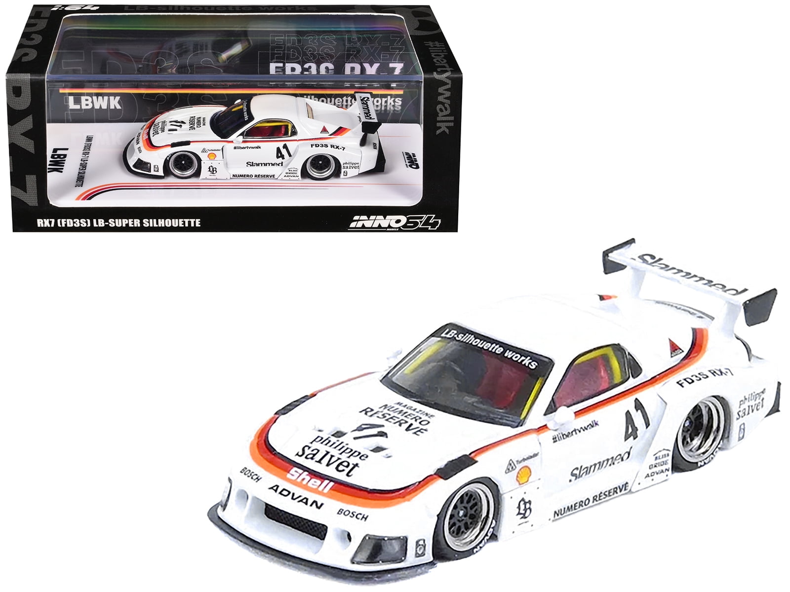 Inno64 Mazda RX7 (FD35) LB-Super Silhouette - Numero Reserve Inno64 Mazda RX7 (FD35) LB-Super Silhouette - Numero Reserve