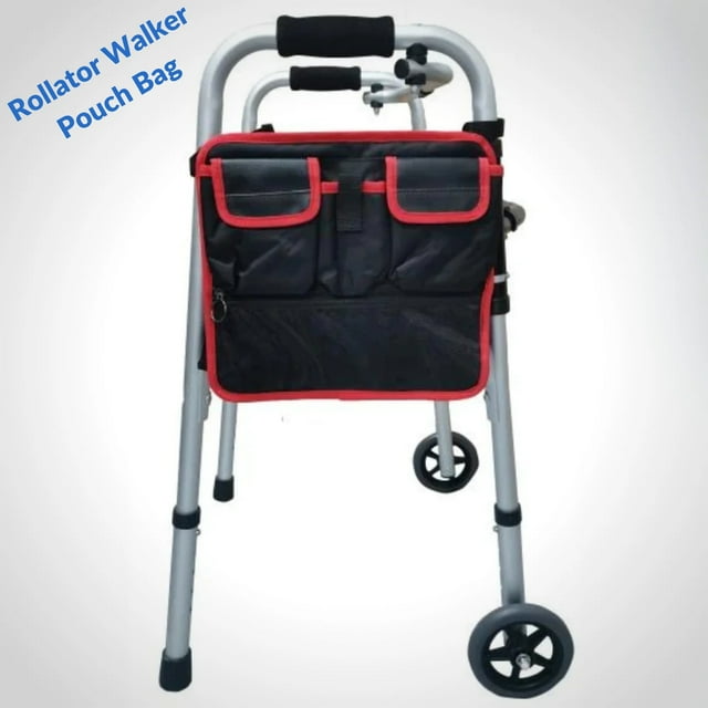 InnoEdge Medical Rollator Walker Pouch Bag MultiPocket, Lightweight