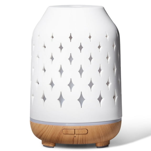 InnoGear 150ml Ceramic Stone Diffuser, Handmade Ultrasonic Aromatherapy Diffuser Cool Mist Essential Oil Diffusers for Home Air Diffuser