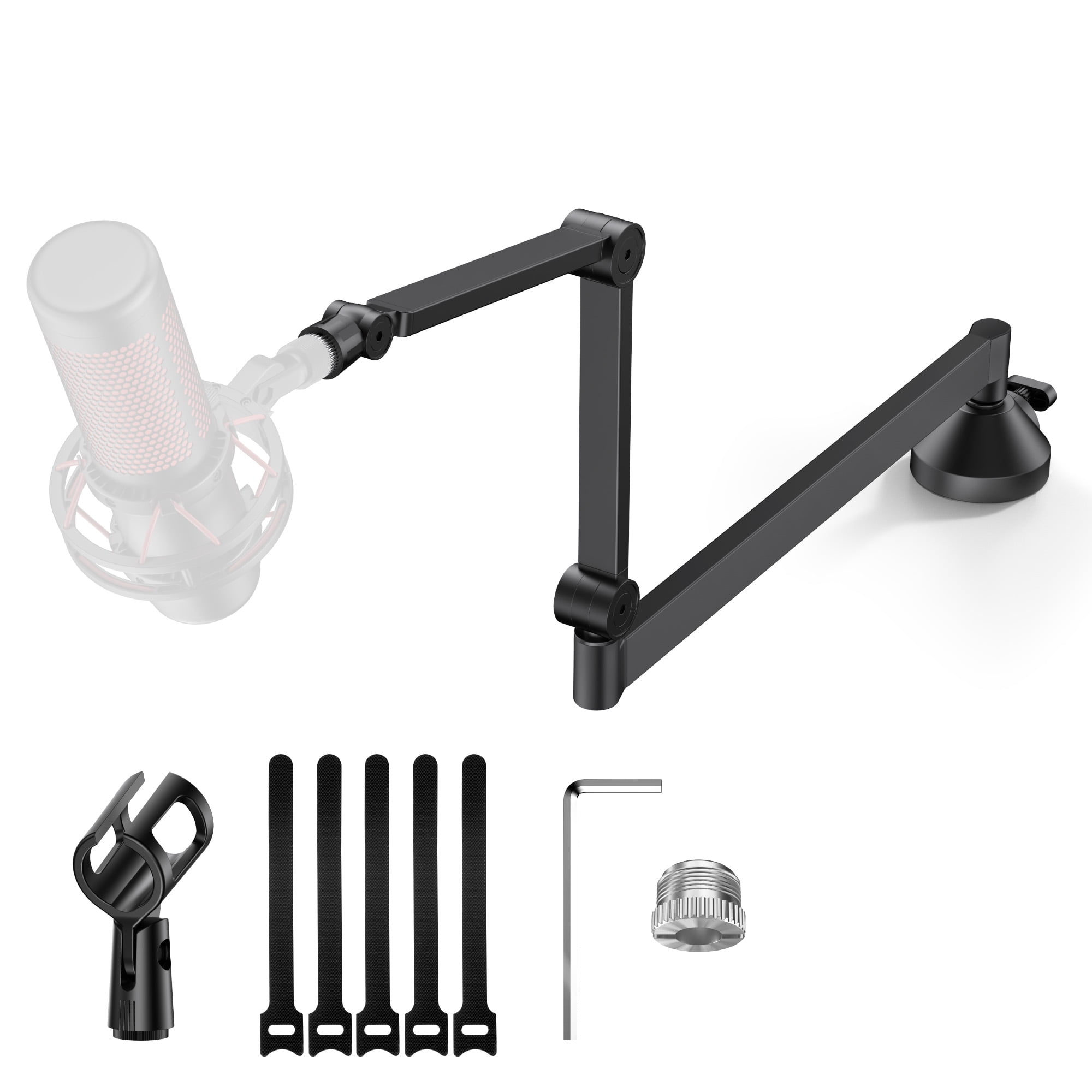 InnoGear 360° Rotatable Low Profile Mic Arm Foldable Microphone Arm Stand Desk Mic Boom Arm
