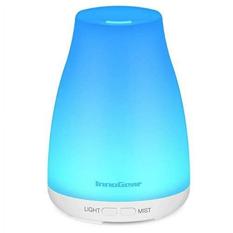 InnoGear Upgraded Version Aromatherapy Essential Oil Diffuser Portable Ultrasonic Diffusers Cool Mist Humidifier with 7 Colors LED Lights and