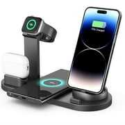 InnoMoon Wireless Charger for Android iPhone Samsung Universal 4 in 1 Base Fast Charging