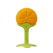 Innobaby Original Teethin Smart EZ Grip Fruit Teether and Sensory Toy for Babies and Toddlers BPA Free Teether - CITRUS