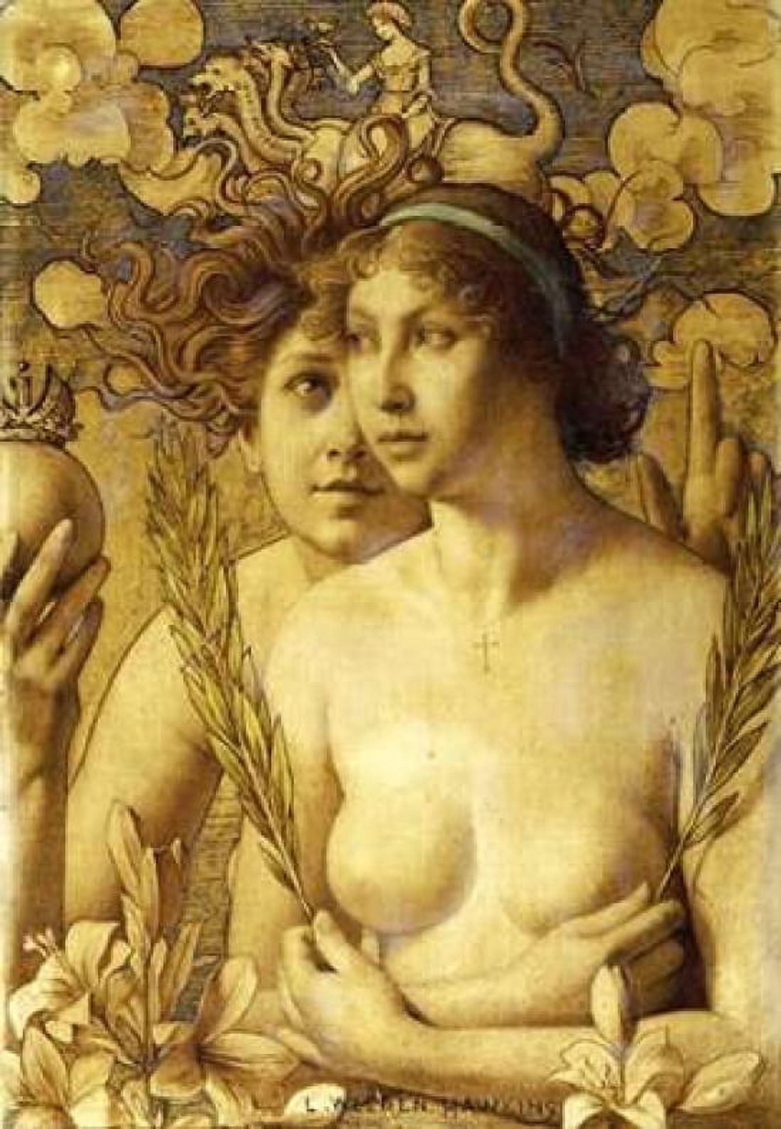 Innocence Canvas Art - Louis Weldon Hawkins (20 x 28)