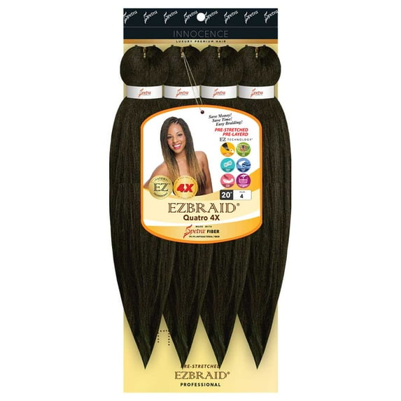 EZBRAID 4X Braiding Hair - 20" Color 4