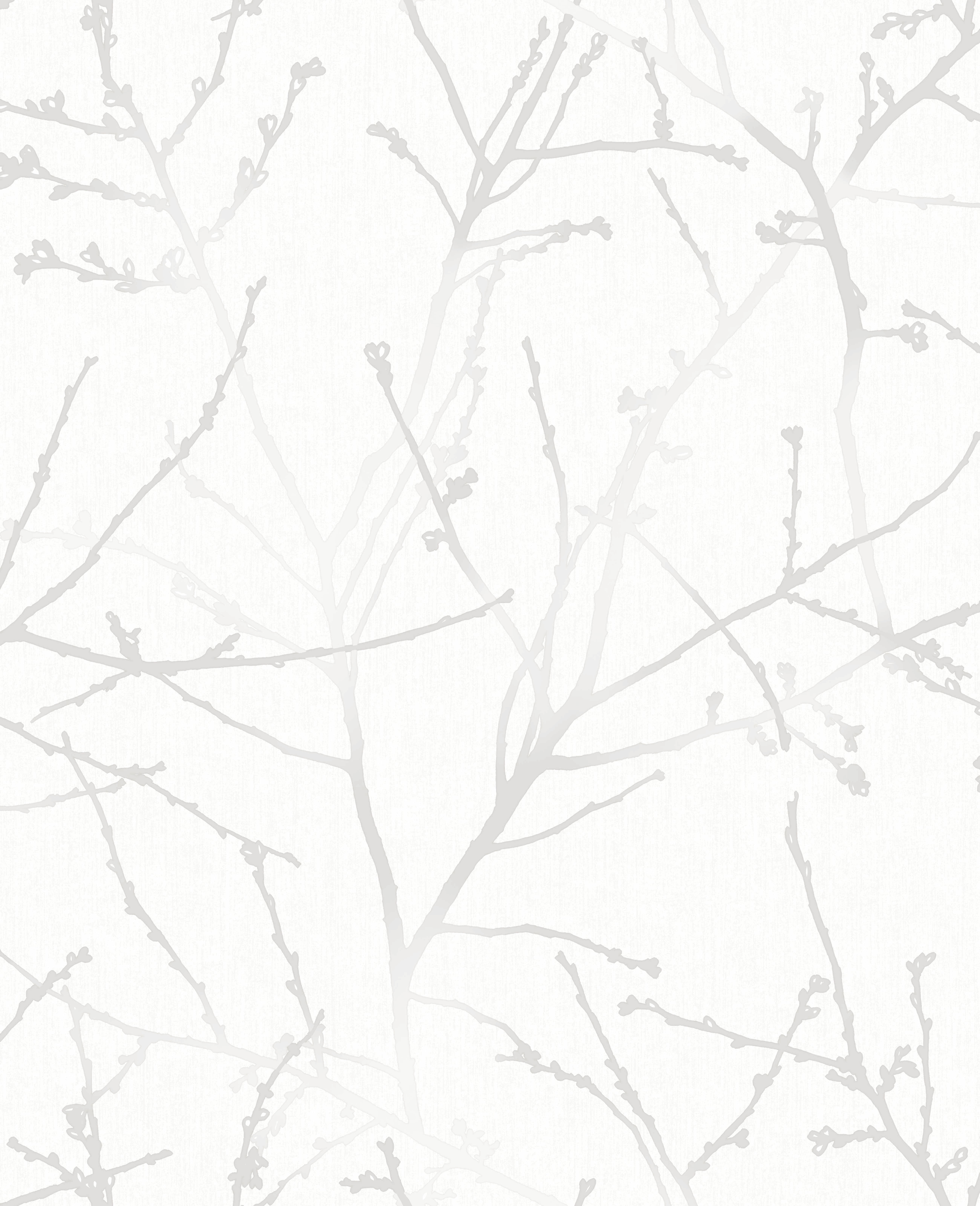 Innocence White Mica Wallpaper