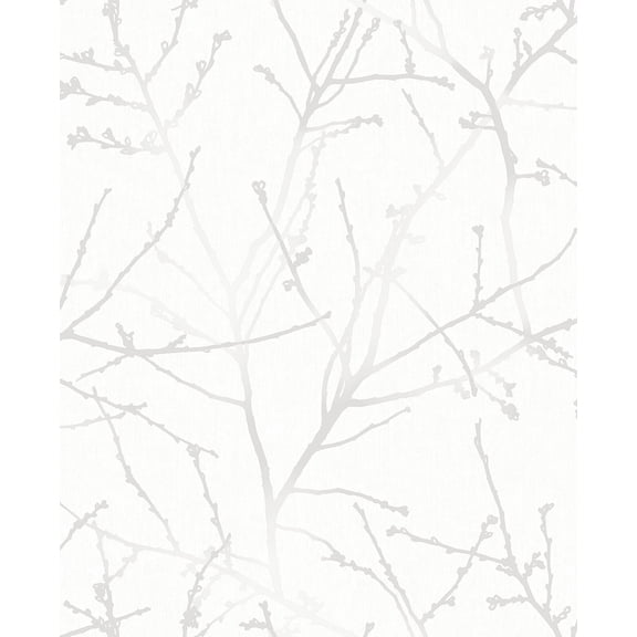 Innocence White Mica Wallpaper