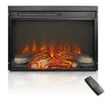 thumbnail image 1 of Innoflame 23" Electric Fireplace, Adjustable 4 Flame Brightness, Fireplace Insert with Remote, Digital Display, 8H Timer, Overheating Protection, 1400W, 1 of 8