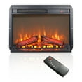 Innoflame 23" Electric Fireplace Insert with Remote & Timer, Log Set
