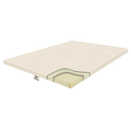 Innomax 2-64-2T-6 2.5 in. Origins Natural Latex Pillow Topper, King Size