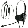 Polycom Technology Phones Innotalk Binaural Phone Headset with Smart Adapter Cord for Cisco ...