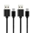 thumbnail image 1 of Innotech Basic USB Type-C to USB-A 2.0 Male Charger Cable, 3 Feet (1.8 Meters), Laptop- 2 pack, 1 of 7