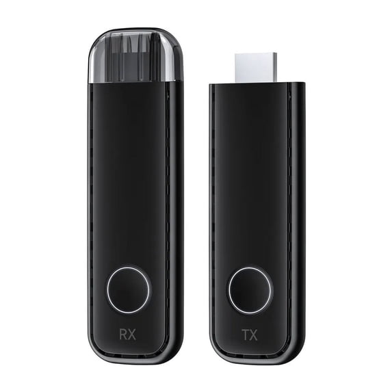 Innotech Mini Wireless HDMI Transmitter and Receiver,Wireless HDMI Extender Kit,Portable HDMI Wireless Transmitter and Receiver for Streaming Video Audio from Laptop/PC/Cable Box to HDTV