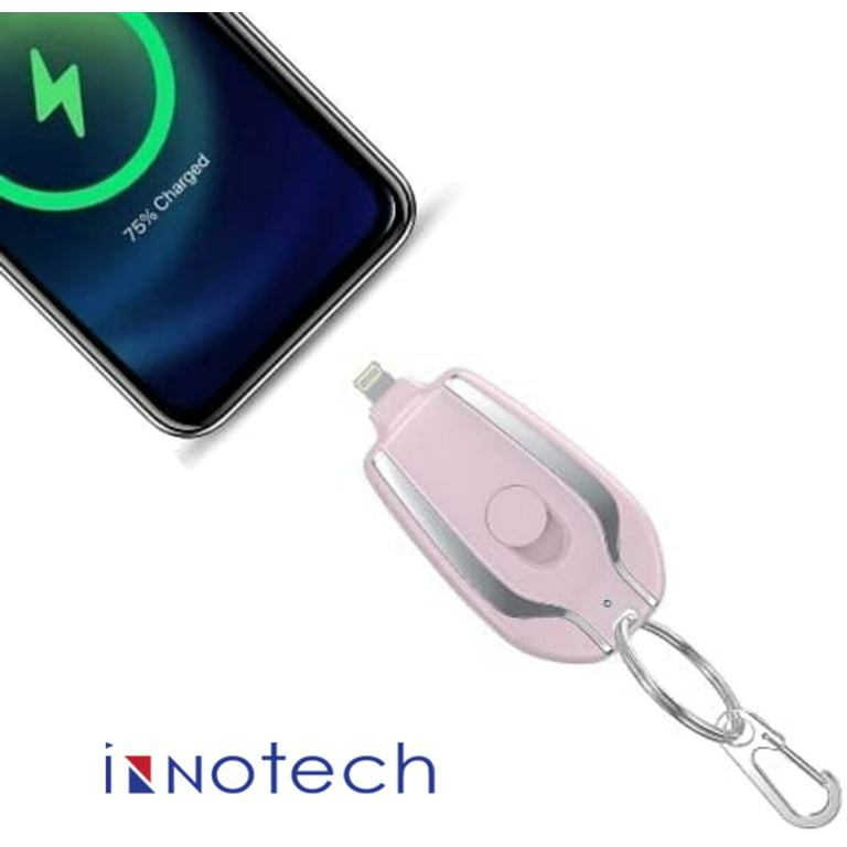 Innotech Power Fob Upgraded Version,Portable Mini Power Bank,Portable  Emergency, Keychain Phone Charger,Battery Pack,Power Pod for iPhone,Android