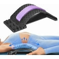 thumbnail image 1 of Innotech SC Adjustable Back Stretcher – 3-Level Lumbar Support, Spine Decompression & Back Massager for Pain Relief and Scoliosis -Purple, 1 of 9