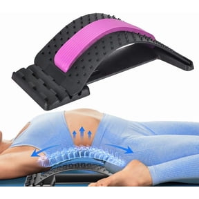 Innotech SC Back Stretcher for Lower Back Pain Relief, 3 Level Adjustable Lumbar Back Cracker Board, Back Cracking Device, Back Massager for Scoliosis, Spine Decompression