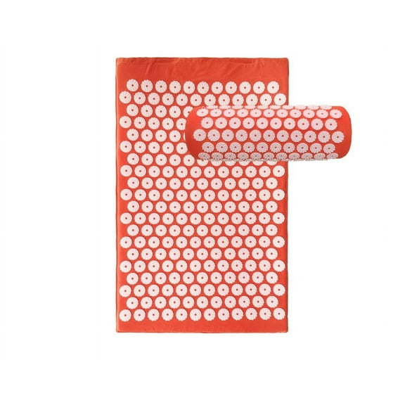 Innotech Sc Acupressure Mat and Pillow Set for Back/Neck Pain Relief and Muscle Relaxation with carrying bag