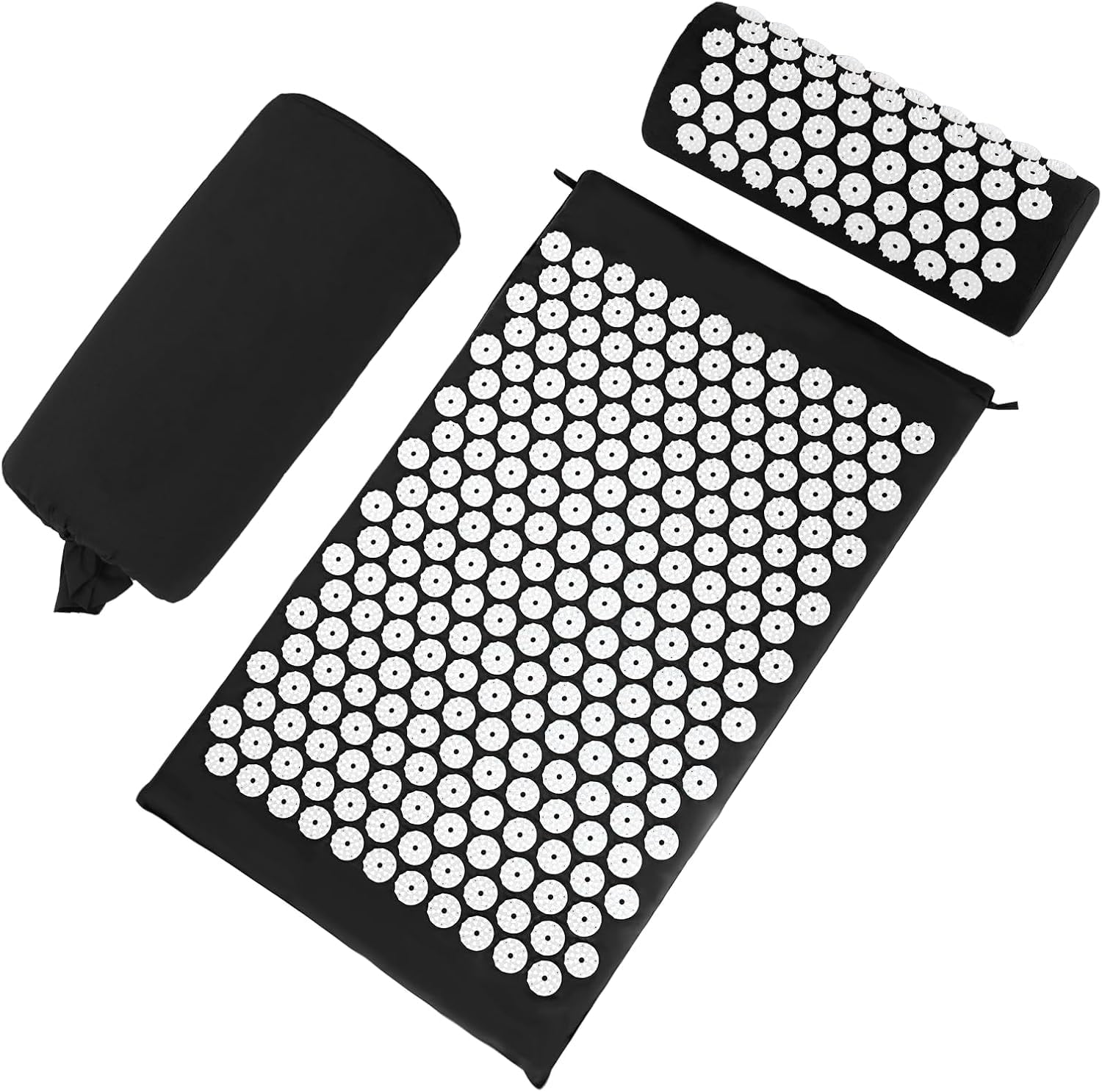 Innotech Sc Acupressure Mat and Pillow Set for Back/Neck Pain Relief and Muscle Relaxation with carrying bag