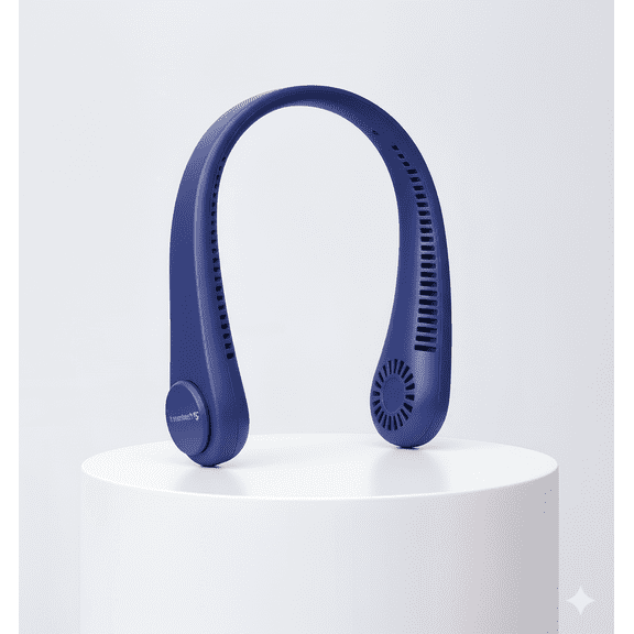 Innotech Sc Portable Neck Fan – Hands-Free Bladeless Wearable Personal Cooling Fan