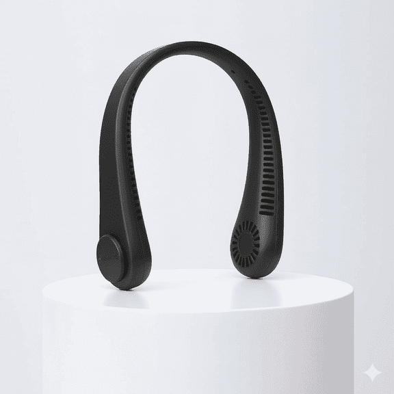 Innotech Sc Portable Neck Fan – Hands-Free Bladeless Wearable Personal Cooling Fan