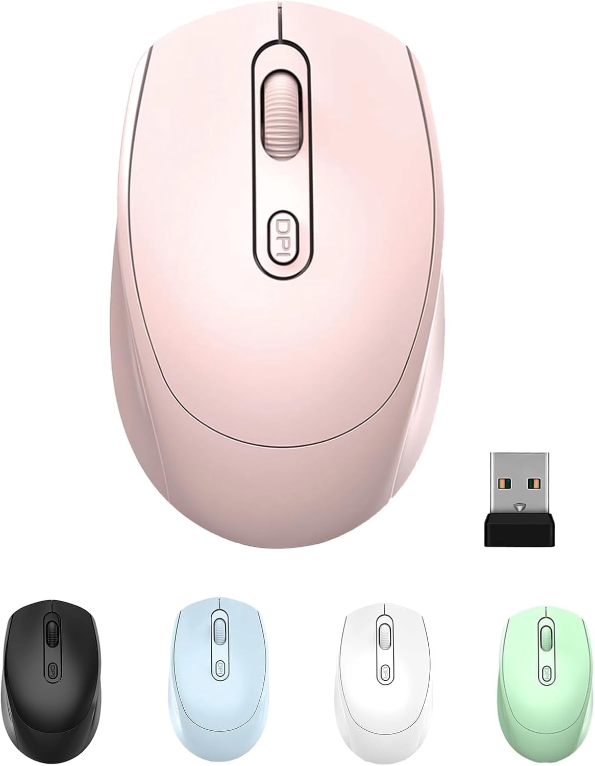 Mouse Sc Innotech Sc Wireless Mouse, 2.4G Noiseless Mouse with USB Receiver ...