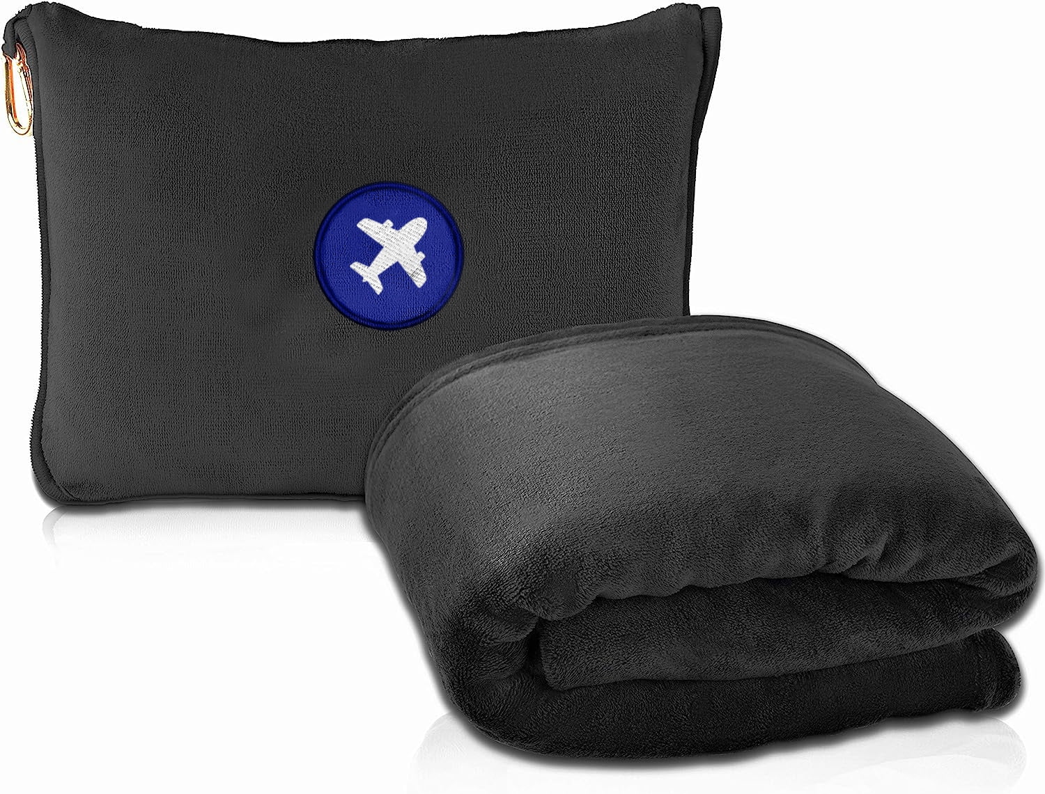 Innotech Travel Blanket and Pillow Premium Soft 2 in 1 Airplane