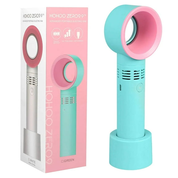 InnotechSC Bladeless Mini Eyelash Fan Dryer, Portable 2000mAh USB Rechargeable Handheld Lash Fan Dryer for Eyelash Extensions