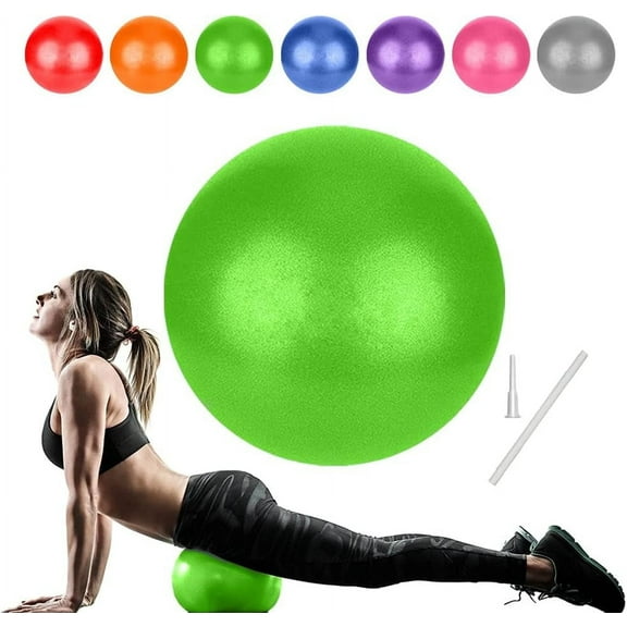 InnotechSC Pilates Ball 9 Inch Core Ball, Small Exercise Ball with Exercise Guide Barre Ball Mini Yoga Ball for Pilates, Yoga, Core Training, Physical Therapy, Balance, Stability, Stretching