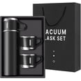 thumbnail image 1 of InnotechSc Stainless Steel Thermo 500ml/16.9oz Vacuum Insulated Bottle with Cup for Coffee Hot drink and Cold drink water flask- Black set, 1 of 10