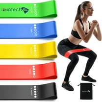 Innotechsc Resistance Bands for Working Out, Elastic Exercice Loop Bands for Physical Therapy, 5 Set of Stretch Bands for Booty Legs, with Instruction Manual and Carry Bag