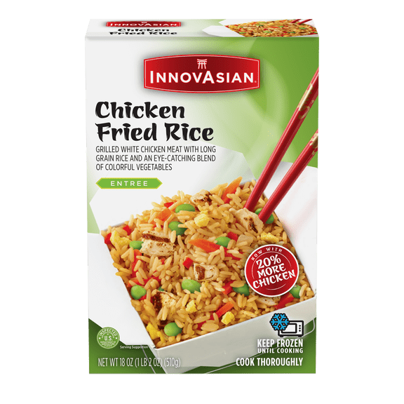 InnovAsian Chicken Fried Rice, 18 oz (Frozen Meal)