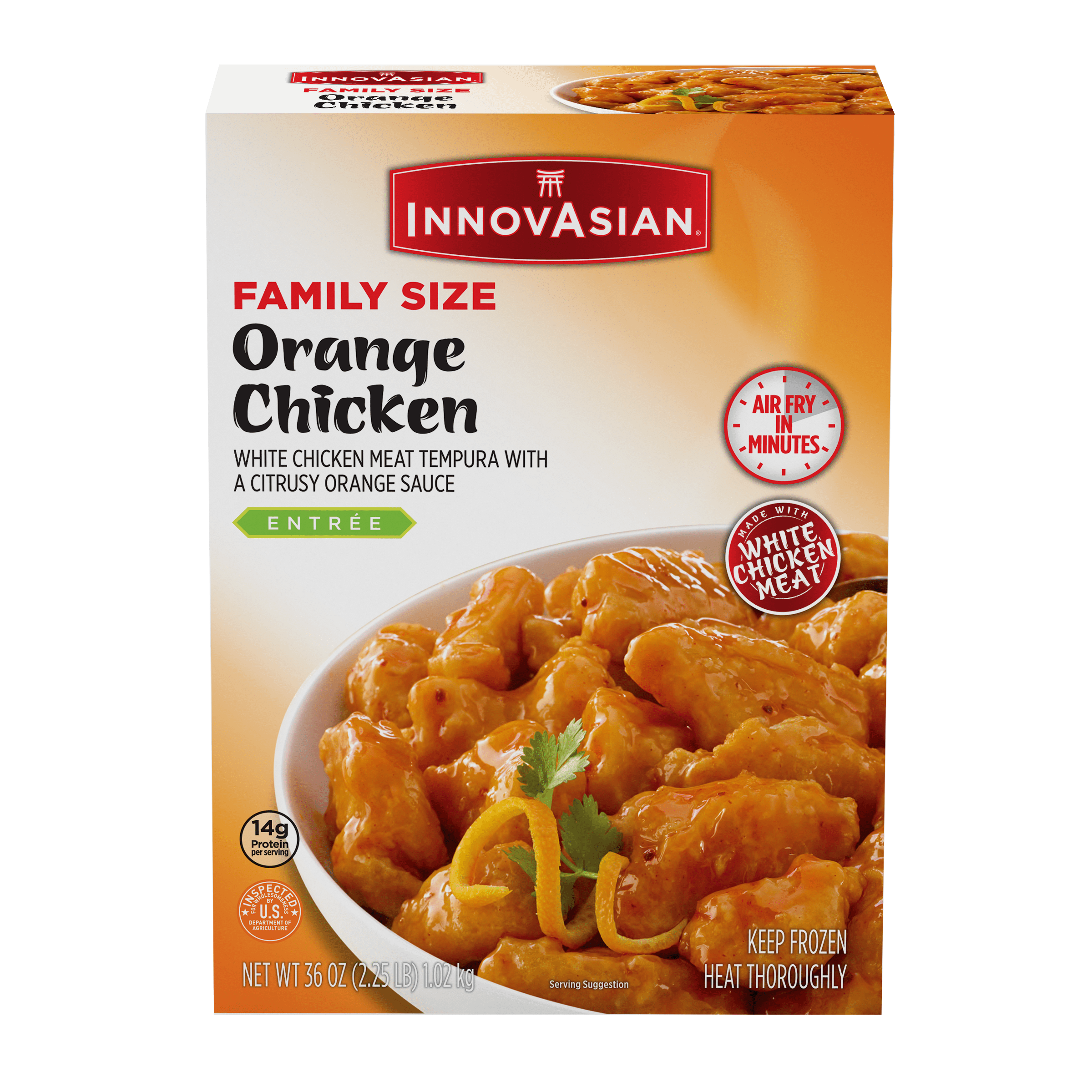 InnovAsian Orange Chicken, 36 oz (Frozen Meal)