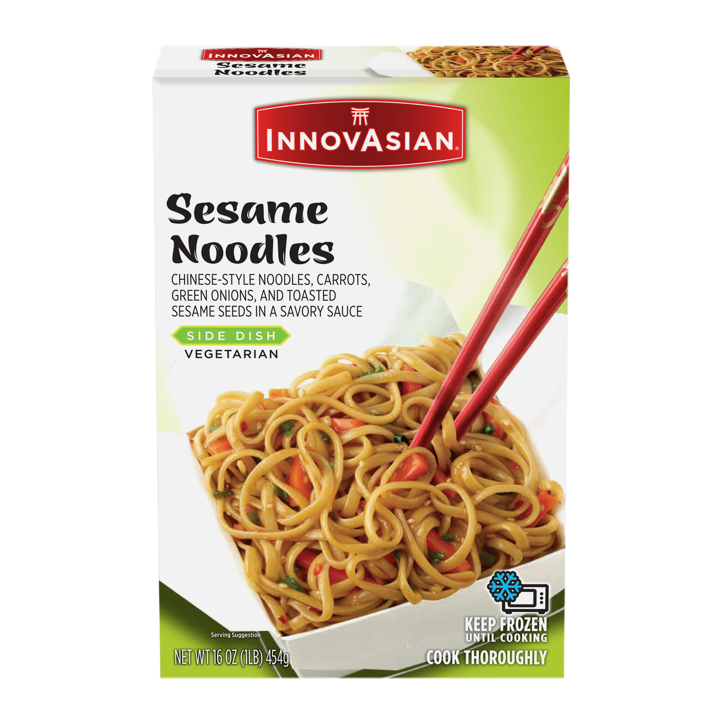 InnovAsian Sesame Noodles, 16 oz (Frozen)
