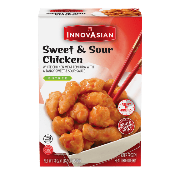InnovAsian Sweet & Sour Chicken, 18 oz (Frozen Meal)