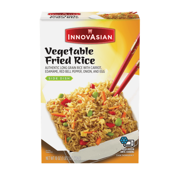 InnovAsian Vegetable Fried Rice, 18 oz (Frozen Meal)