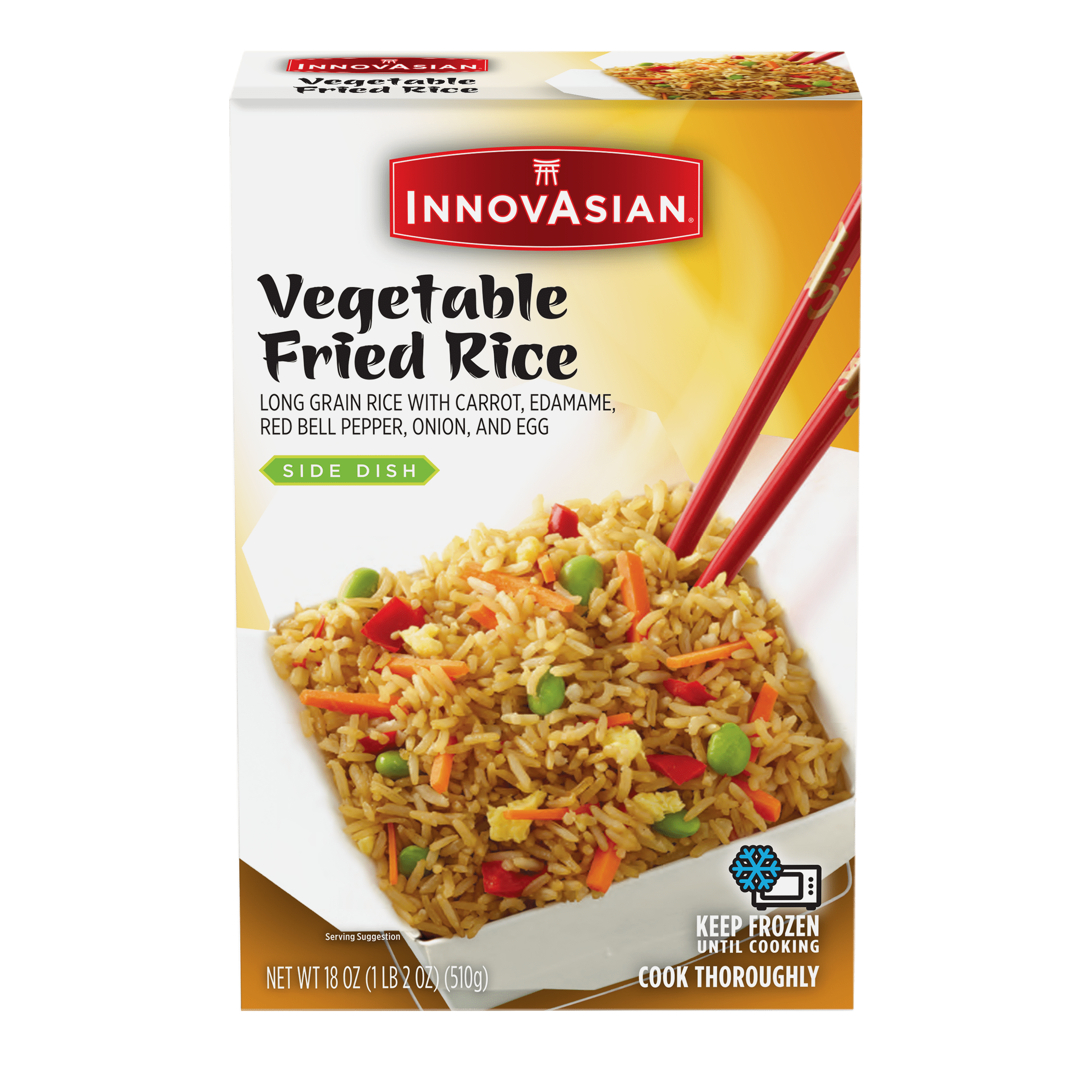 InnovAsian Vegetable Fried Rice, 18 oz (Frozen)