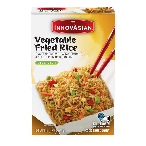 InnovAsian Vegetable Fried Rice, 18 oz (Frozen)