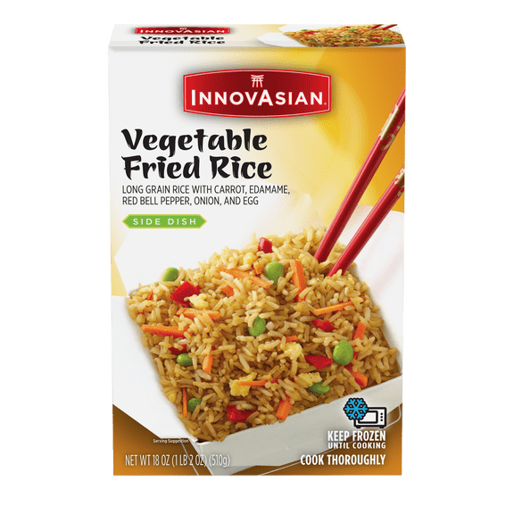 InnovAsian Vegetable Fried Rice, 18 oz (Frozen Meal)