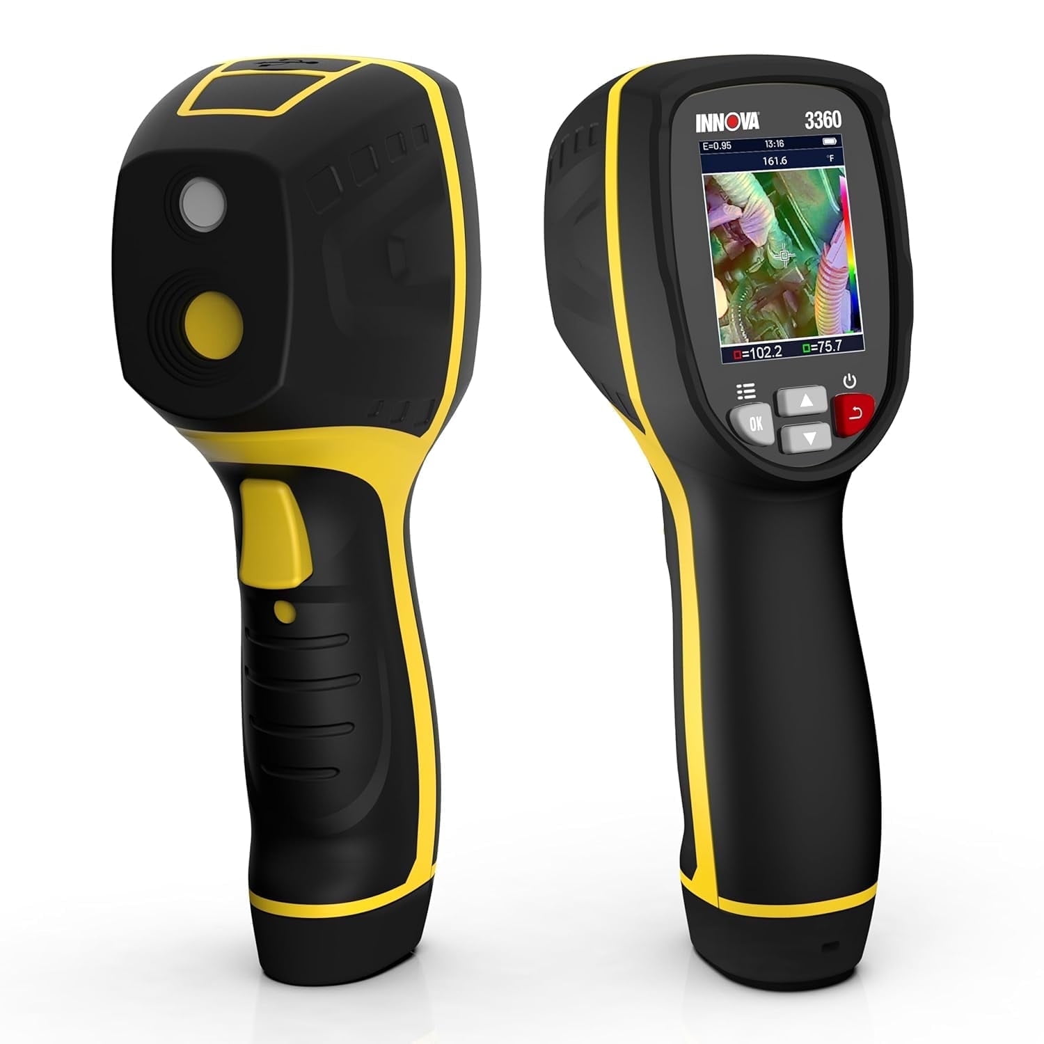 Innova 3360 Thermal Camera - Infrared Camera with Heat Vision - Identify Hot/Cold Spots -4 ~ 1112F - Easy to Use Thermal Imager