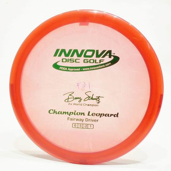 Innova Champion Leopard Disc Golf Fairway Driver, Pick Color/Weight [Stamp & Exact Color May Vary] Red 167-169 grams