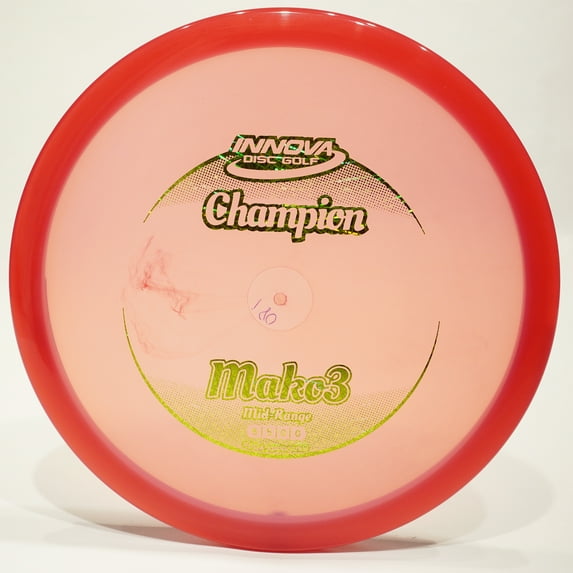 Innova Champion Mako3 Disc Golf Midrange Disc, Pick Color/Weight [Stamp & Exact Color May Vary] Red 180 grams