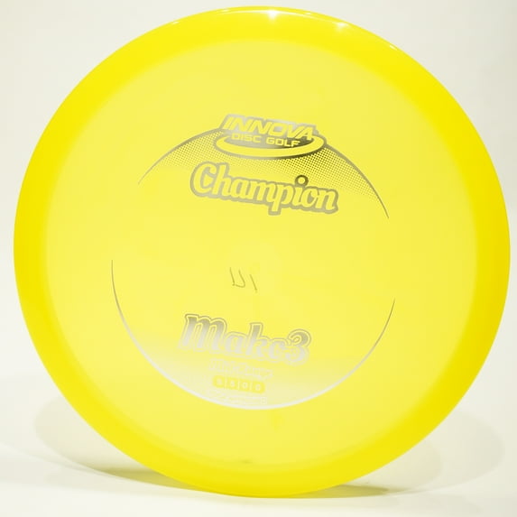 Innova Champion Mako3 Disc Golf Midrange Disc, Pick Color/Weight [Stamp & Exact Color May Vary] Yellow 175-176 grams